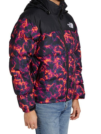 Printed Quilted Puffer Jacket