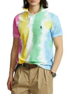 Tie-Dye Cotton Polo Shirt
