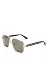 Men's Brow Bar Aviator Sunglasses, 60mm