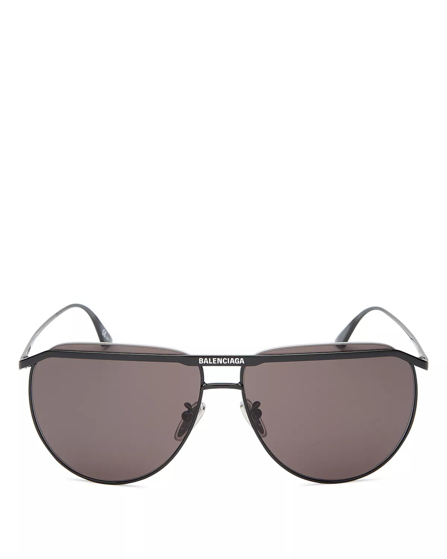 Unisex Brow Bar Aviator Sunglasses, 62mm