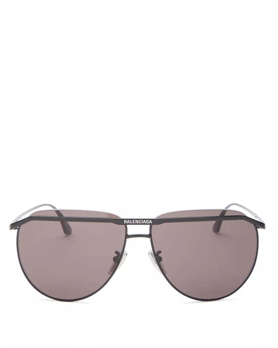Unisex Brow Bar Aviator Sunglasses, 62mm