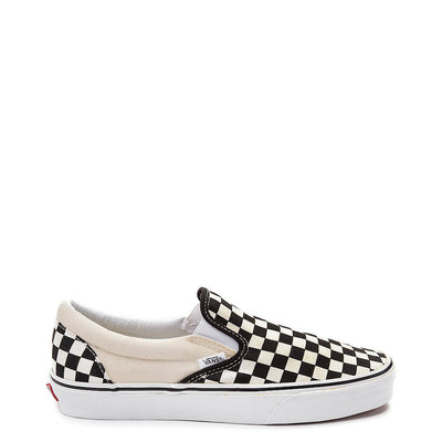 Vans Slip On Checkerboard Skate Shoe - Black / White