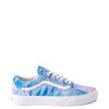 Vans Old Skool Skate Shoe - Pink / Blue Swirl