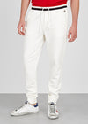 Off-white cotton sweatpants