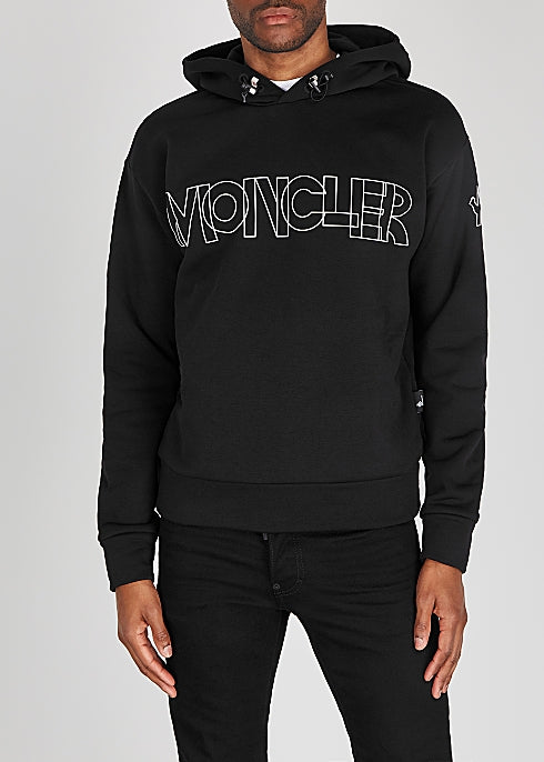 Grenoble black printed neoprene sweatshirt
