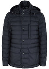 Andreu navy quilted shell jacket
