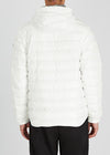 Blesle white quilted shell jacket