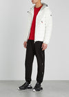 Blesle white quilted shell jacket