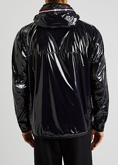 Marly navy glossed shell jacket