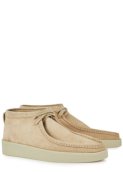 Sand suede shoes