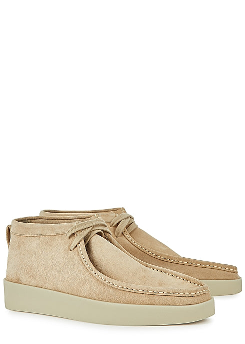 Sand suede shoes