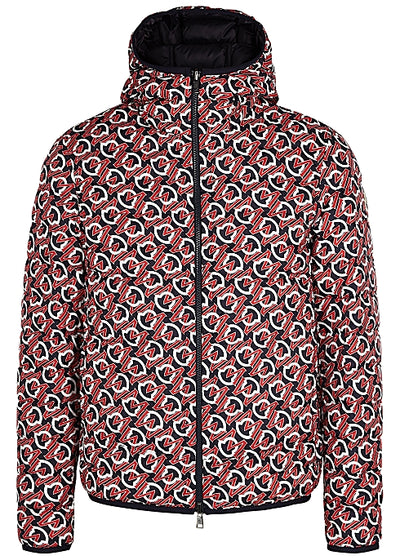 Zois reversible logo-print quilted shell jacket