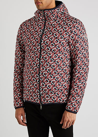 Zois reversible logo-print quilted shell jacket