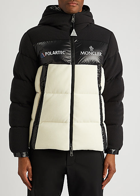 Malavoy quilted shell and fleece jacket