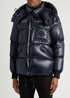 Lamentin navy quilted shell jacket