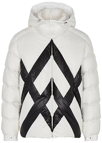 Madawaska white quilted shell jacket