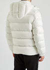 Madawaska white quilted shell jacket