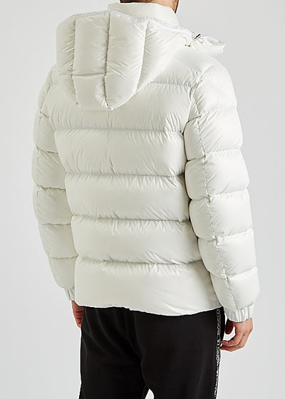 Madawaska white quilted shell jacket