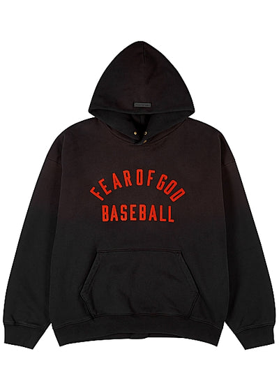 Baseball hooded cotton sweatshirt