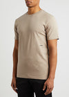 Coffey taupe cotton T-shirt