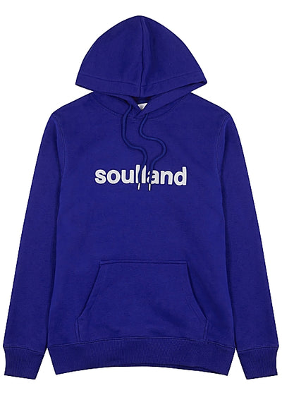 Googie blue hooded jersey sweatshirt