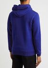 Googie blue hooded jersey sweatshirt