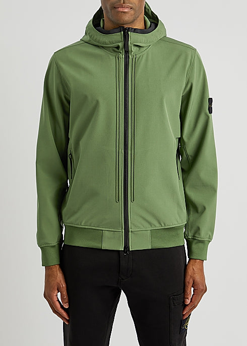 Army green Soft Shell-R jacket