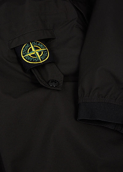 Black layered Gore-Tex shell jacket