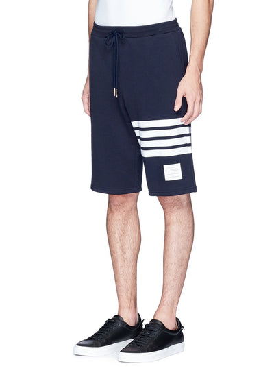 STRIPE FRENCH TERRY SWEAT SHORTS