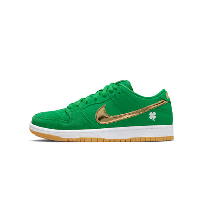 NIKE SB MENS DUNK LOW PRO LUCKY GREEN SHOES