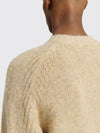 BRUSHED WOOL SWEATER TOFFEE BROWN