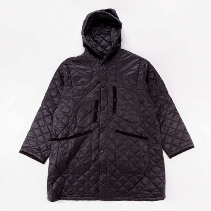 BARBOUR X ENGINEERED GARMENTS JANKEES QUILT JACKET BLACK