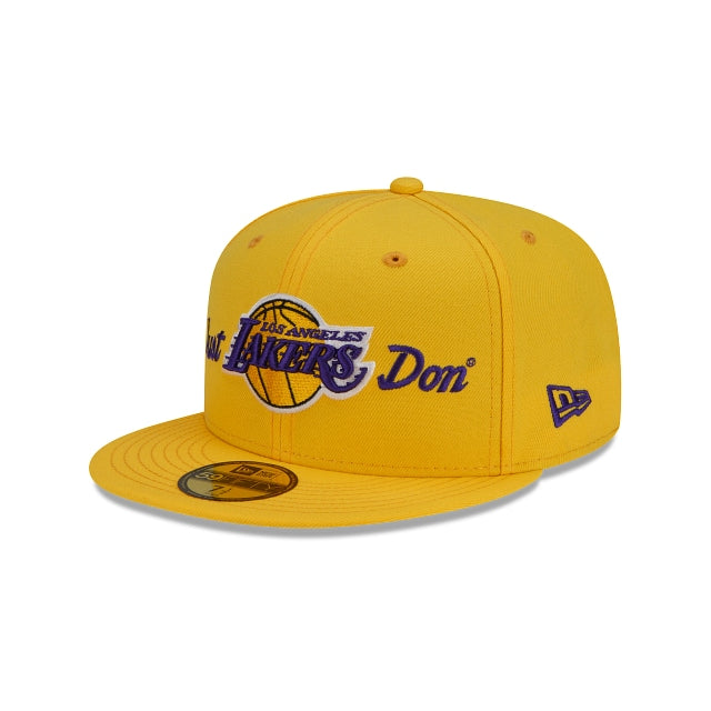 LOS ANGELES LAKERS X JUST DON YELLOW 59FIFTY FITTED